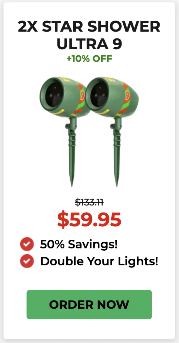 Star Shower Ultra 9 deal 2